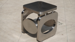 Кофейный столик из нержавеющей стали своими руками [чертежи прилагаются]