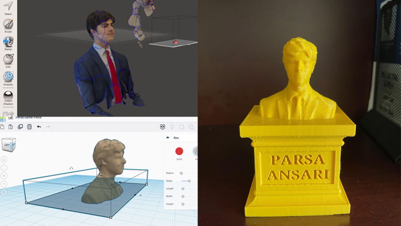 3D-печать фигурки со своей внешностью для настольных игр