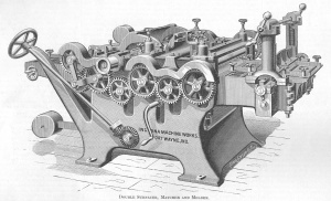 Как выглядели станки для деревообработки в 19 веке