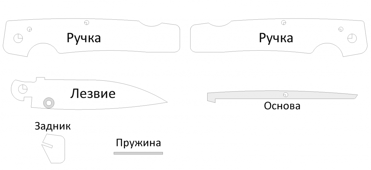 Кератином лезвие чертеж