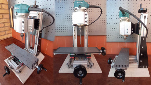 Миниатюрный фрезерный станок своими руками - супер надежный и точный [чертежи прилагаются]
