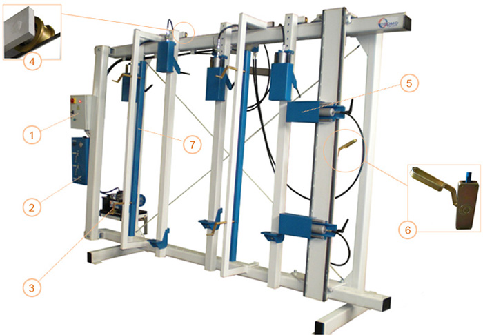 Гидравлическая сборочная вайма ВС 30х18.
