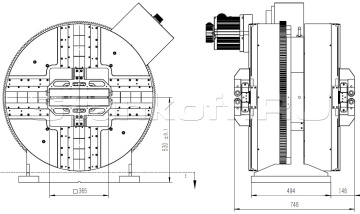 Патрон с двусторонними кулачками