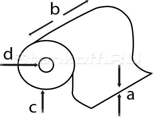 a - 23 мкм
b - 100 мм
c - 120 мм
d - 38мм