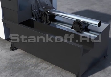 Роликовая поддержка в зоне разгрузки