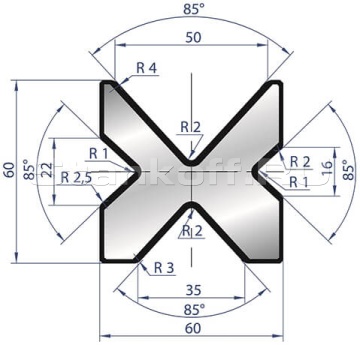 Матрица типа Amada Promecam