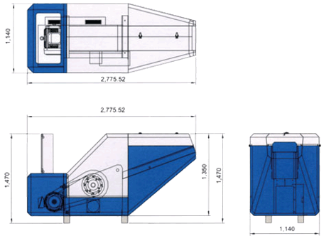  схема габаритных размеров cr-50