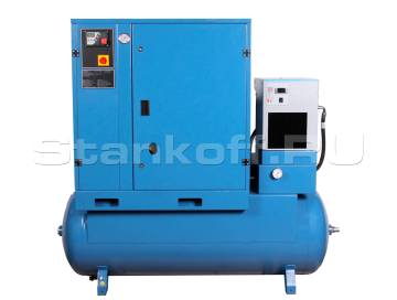 Винтовой компрессор с ресивером и осушителем