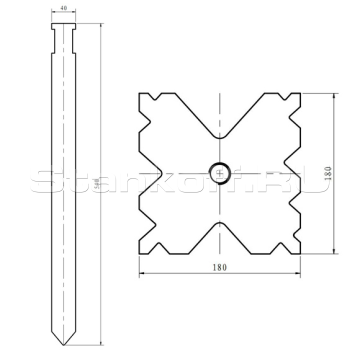 Матрица и пуансон типа Amada Promecam