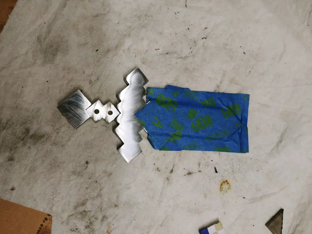 Нож для писем в стиле меча из игры Minecraft