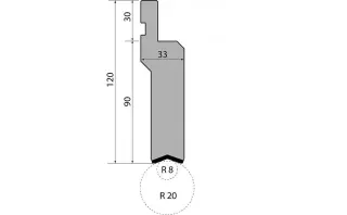 Пуансоны R1 серии TOP.PC.120-08