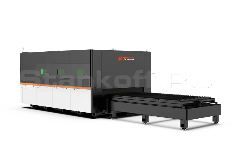 Оптоволоконный лазерный резак по металлу закрытого типа XTC-1530G/3000 IPG