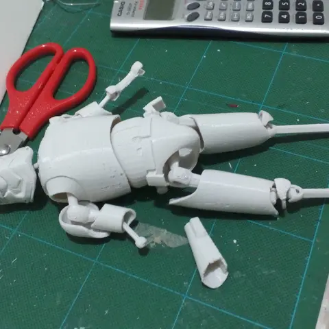 Подвижная фигурка штурмовика из звездных войн на 3D принтере — файлы для печати прилагаются!