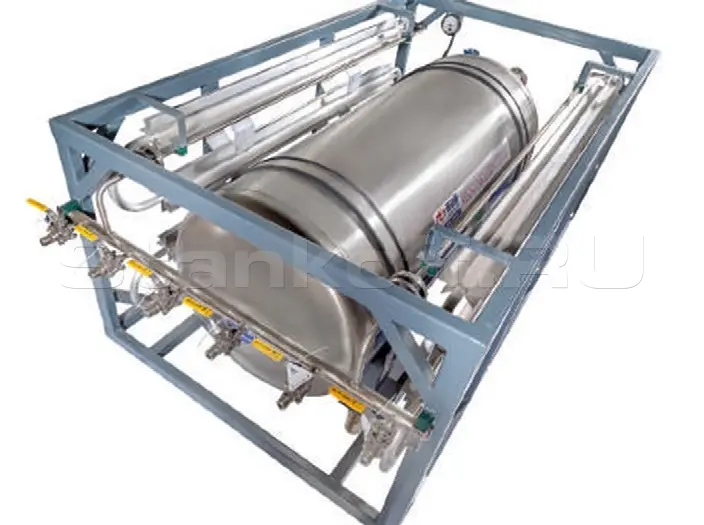 Горизонтальный криогенный газификатор DPW650–495(500)–1.6–30–4