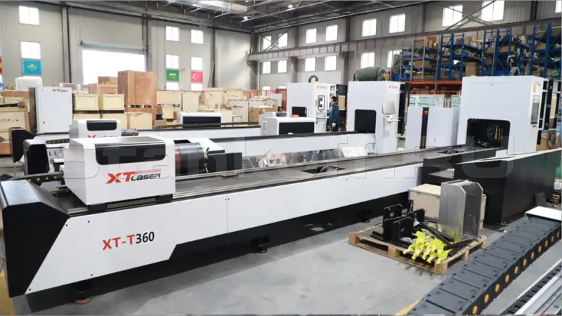 Оптоволоконный лазерный станок для резки труб XTC-T360/2000 Raycus