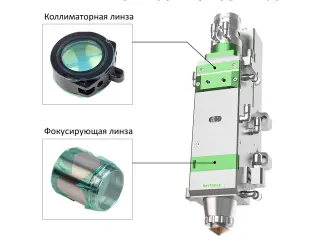 Оригинальная коллиматорная линза D37 F100 CLA37100 Raytools для волоконных лазеров — фото 2