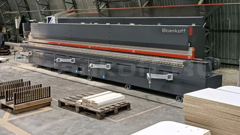 Пусконаладка автоматического кромкооблицовочного станка Sicar EB-450 D+J+PUR в Чебоксарах
