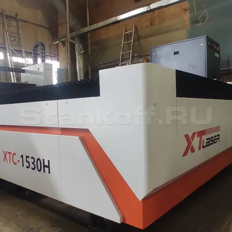 Пусконаладка оптоволоконного лазерного станка по металлу XTC-1530H/1500 Raycus в Казани (Июнь 2022)