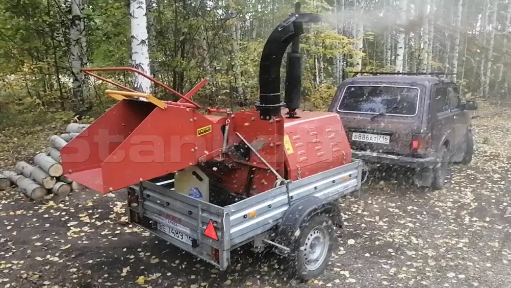 Поставка мобильного измельчителя для дерева BOXER DWG-40 G в Казань