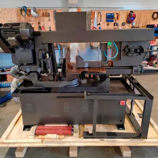 Полуавтоматический ленточнопильный станок  с поворотной рамой MetMachine LSZ2233-0000T0 — фото 4