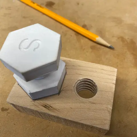Деревянные винты и гайки с помощью фрезерного стола и 3D принтера своими руками