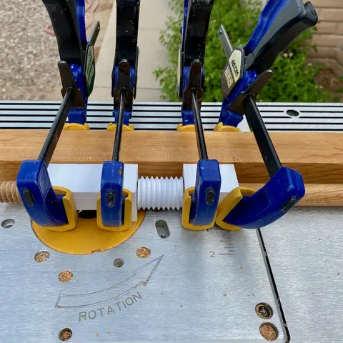 Деревянные винты и гайки с помощью фрезерного стола и 3D принтера своими руками