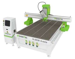 Фрезерно-гравировальные станки с ЧПУ Woodtec серии H 4-AXIS