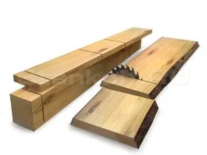 Станок торцовочный без рольгангов с пневмоподачей пилы WoodTec T 400 Lite