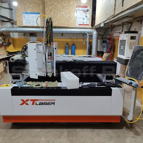 Пусконаладка оптоволоконного лазерного станка для резки металла XTC-1530H/2000 Raycus в Омске