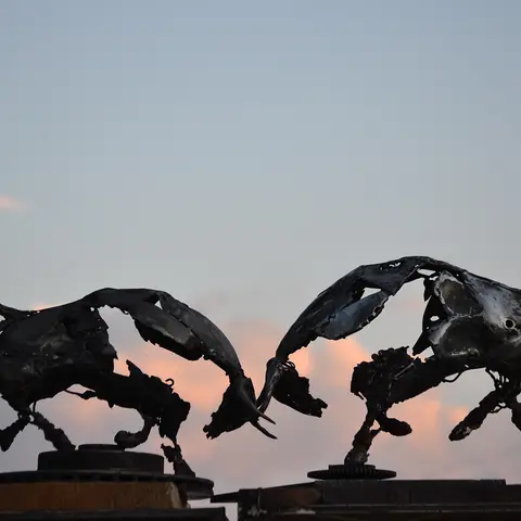 Скульптуры из металлолома от мастера по металлу Джема Озкана