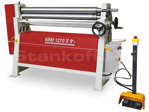 3-х валковые Асимметричные вальцы фирмы OSTAS SBM 1270x95