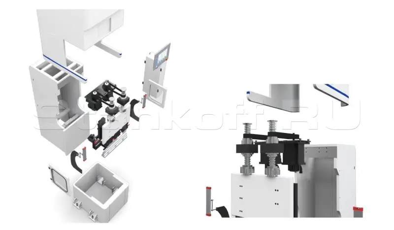 Электромеханический мини гибочный станок FMK 18/800S 4 axis