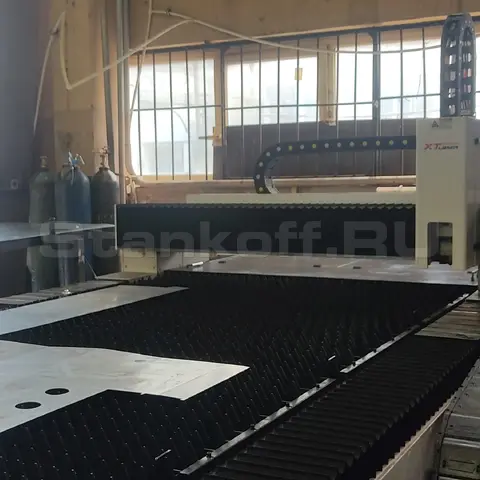 Пусконаладка оптоволоконного лазерного станка по металлу XTC-1530H/1500 Raycus в Казани (Июнь 2022)