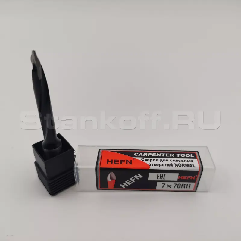 Сверло для сквозных отверстий для присадочного станка NORMAL HEFN правое D7x70 S10 RH