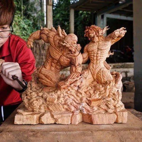 Невероятно искусная резьба по дереву от мастеров из компании DWoodart