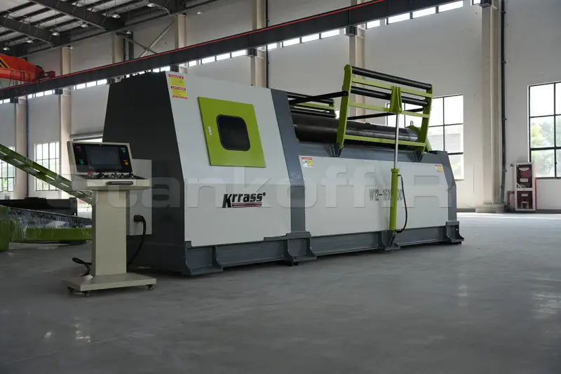 Четырехвалковый листогибочный станок KRRASS с ЧПУ W12-16x3000