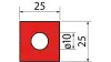 Полиуретановая вставка GMF25x25x10.835