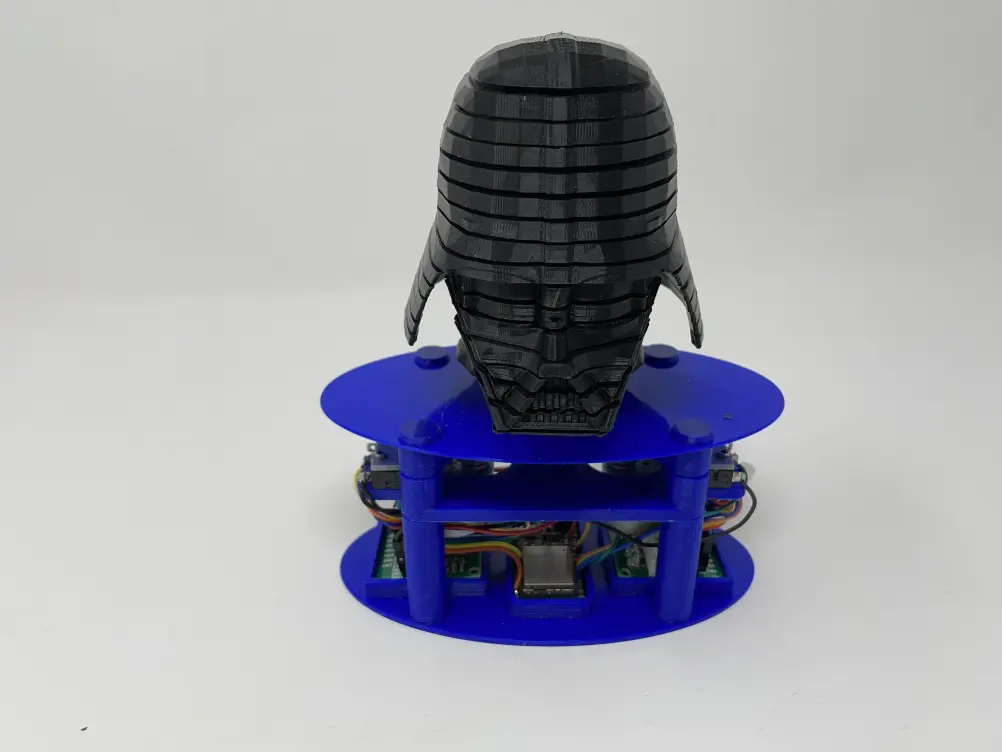 Подвижный шлем Дарта Вейдера напечатанный на 3D-принтере [Инструкция + Чертежи]