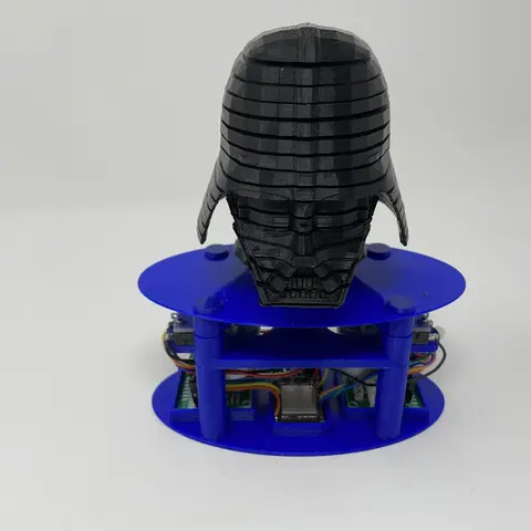 Подвижный шлем Дарта Вейдера напечатанный на 3D-принтере [Инструкция + Чертежи]