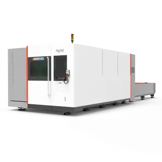 Оптоволоконный лазерный станок со сменным столом HGTECH SMART-3015 PRO/12000 Raycus — фото 1