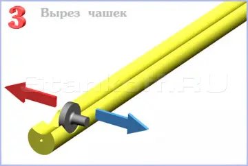 Станок оцилиндровочный оцилиндровка бревна, выборка пазов и чаш Алтай-ОС550