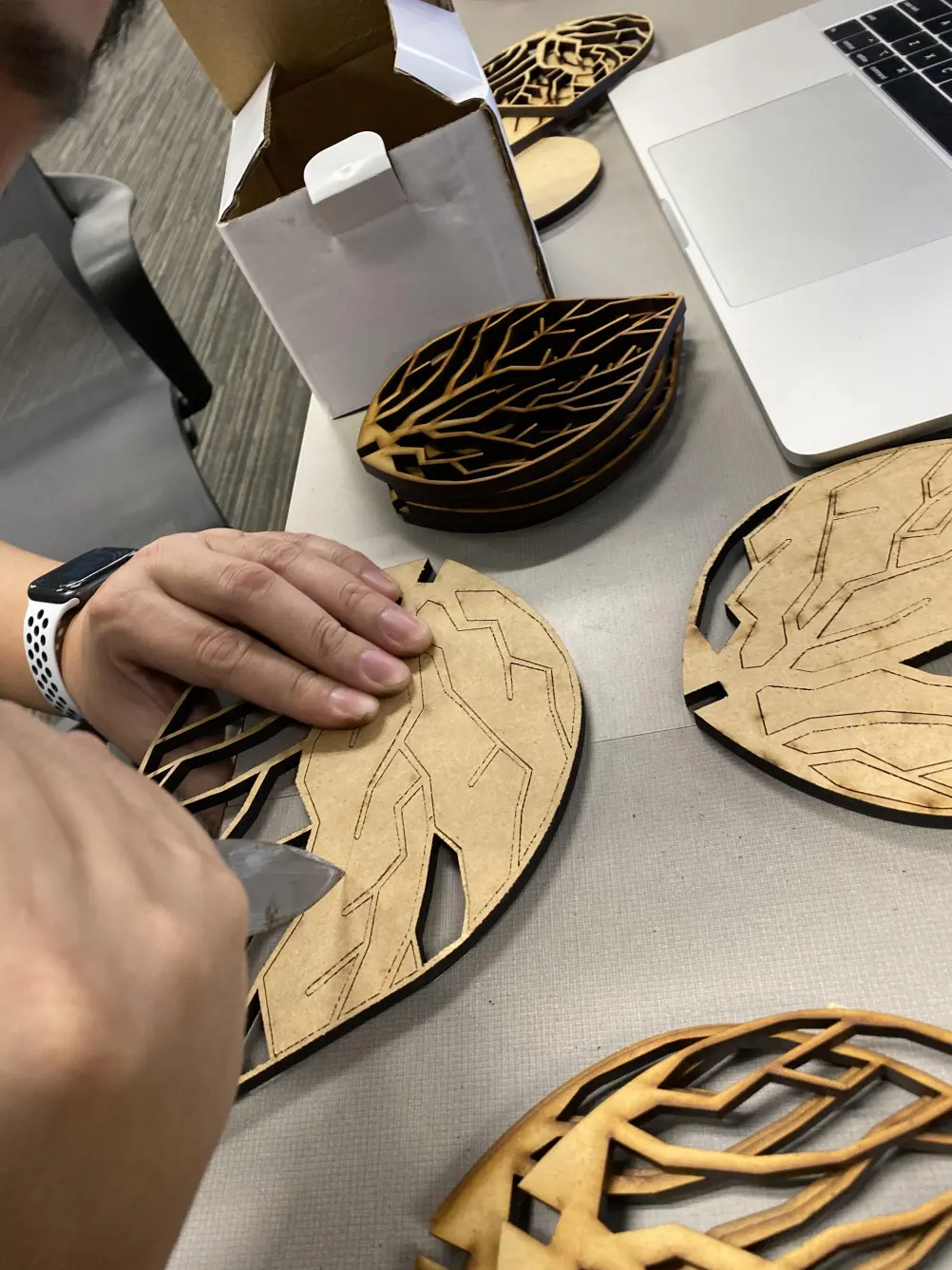 Создание индивидуальной лампы с помощью лазерного станка