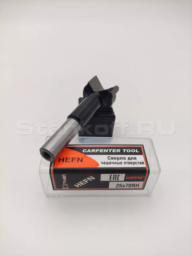 Сверло чашечное для сверлильно присадочного станка HEFN правое D25x70 S10 RH