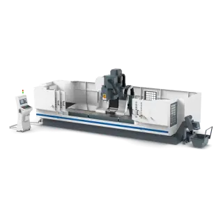 Продольный 4-х осевой обрабатывающий фрезерный центр с ЧПУ PDE4D-CNC2500