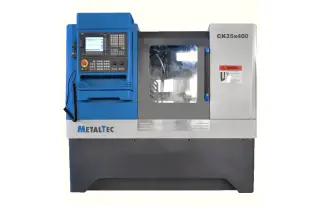 Токарный станок c ЧПУ с горизонтальной станиной MetalTec CK 35x400 PROM+ — фото 1