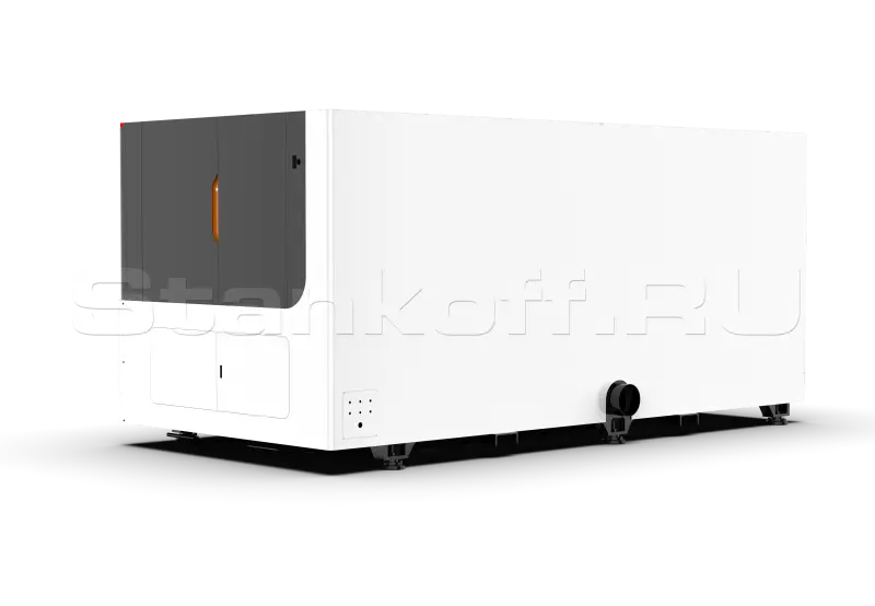 Оптоволоконный лазерный станок в защитной кабине XTC-1530A/4000 IPG