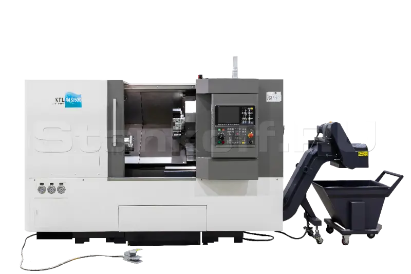 Токарный центр с наклонной станиной с ЧПУ KTL44S/500 HCNC 808Di