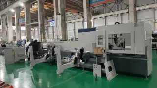 Оптоволоконный лазерный труборез с наклонной головой и автоматической системой погрузки A12-CA/3000 Raycus — фото 5