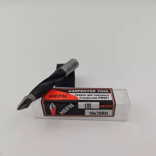 Сверло для сквозных отверстий для присадочного станка PROFI HEFN правое D10x70 S10 RH — фото 4