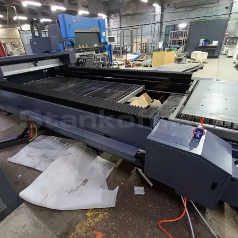 Пусконаладка оптоволоконного лазерного станка со сменным столом STL-1530EP/3000 Raycus в Таганроге